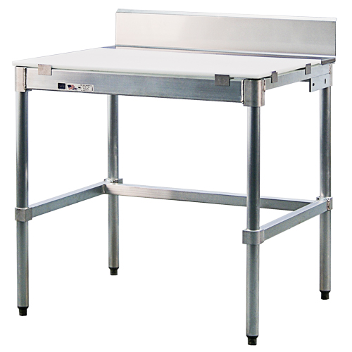 Poly-Top Workbench, 96" W x 24" D x 35-1/2" H, 1000 lbs. Capacity NRZ Safety Inc.