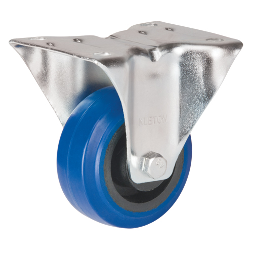 Roulette bleue, Fixe, 3" (76 mm), Caoutchouc, 285 lb (129 kg) NRZ Safety Inc.