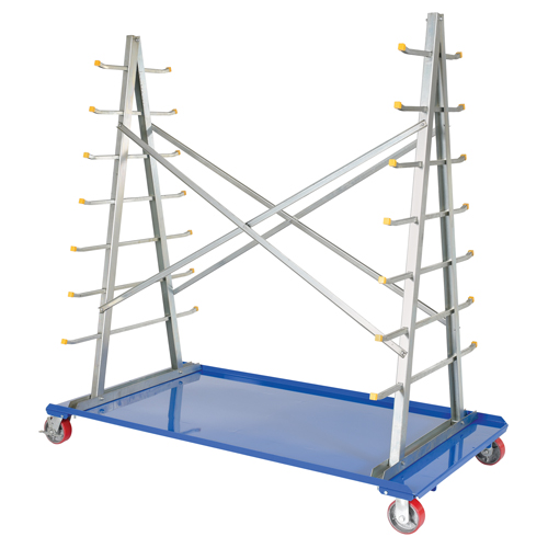 A-Frame Bar & Pipe Cart, Steel, 36-3/4" W x 73-3/4" D x 72-1/2" H, 2000 lbs. Capacity NRZ Safety Inc.