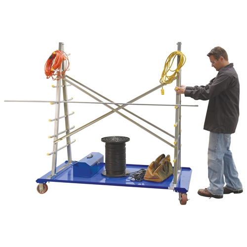 A-Frame Bar & Pipe Cart, Steel, 36-3/4" W x 73-3/4" D x 72-1/2" H, 2000 lbs. Capacity NRZ Safety Inc.