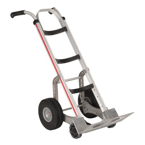 Diable autostabilisant, Prise Double, Aluminium, Hauteur de 55'', Capacit&eacute; 500 lb NRZ Safety Inc.