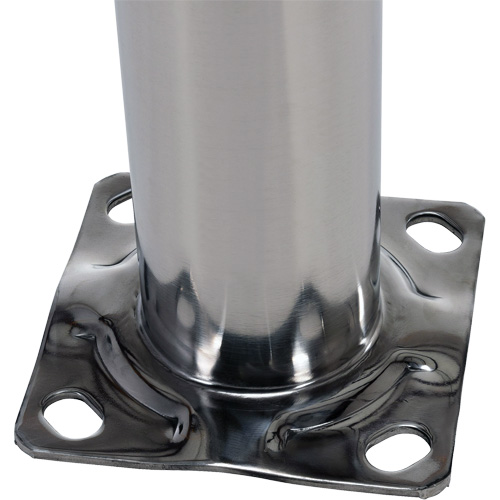 Butoir de s&eacute;curit&eacute;, Acier inoxydable, 36" h x 8" la, Argent NRZ Safety Inc.