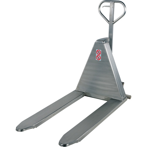 Table &eacute;l&eacute;vatrice de palettes, 45" lo x 26-3/4" la, Acier inoxydable, Capacit&eacute; de 2000 lb NRZ Safety Inc.
