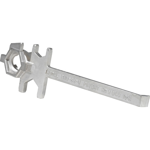 Drum Wrench, 3/4"/2" Opening, 9-1/2" Handle, Stainless Steel NRZ Safety Inc.
