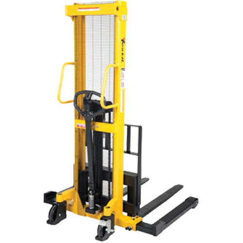 Manual Hydraulic Stacker, Hand Pump Operated, 2000 lbs. Capacity, 35" Max Lift NRZ Safety Inc.