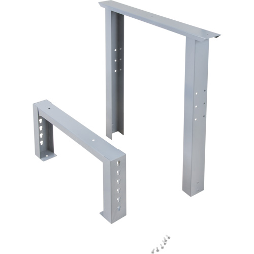 Industrial Duty Leg for Workbench, Steel, 24" D x 34" H, Single NRZ Safety Inc.