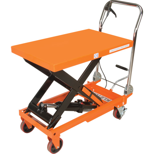 Table &eacute;l&eacute;vatrice &agrave; ciseaux hydraulique, 32" lo x 19-3/4" la, Acier, Capacit&eacute; 1100 lb NRZ Safety Inc.