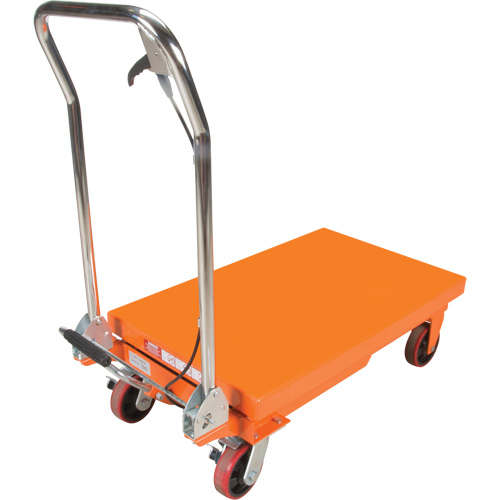 Table &eacute;l&eacute;vatrice &agrave; ciseaux hydraulique, 32" lo x 19-3/4" la, Acier, Capacit&eacute; 1100 lb NRZ Safety Inc.