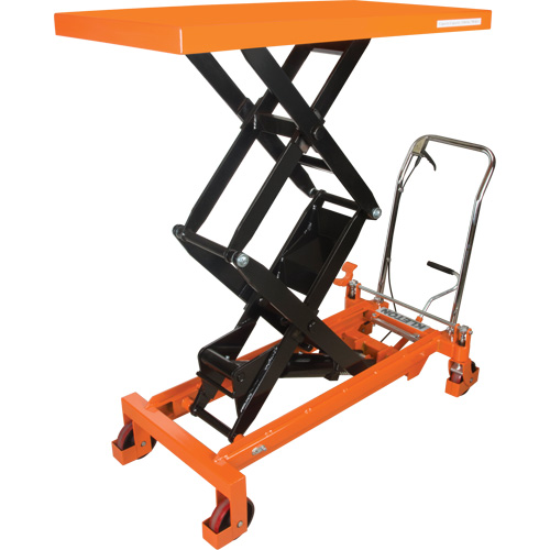 Hydraulic Scissor Lift Table, 48" L x 24" W, Steel, 1540 lbs. Capacity NRZ Safety Inc.