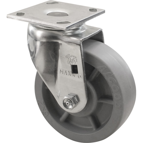 Emaxx Caster, Swivel, 5" (127 mm), Envirothane, 1000 lbs. (453.6 kg.) NRZ Safety Inc.