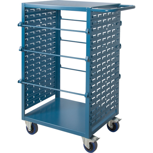 Chariot mobile pour mat&eacute;riaux bobin&eacute;s, Acier, 6 Montants, 21" la x 48" h x 38" p, Capacit&eacute; de 1200 lb NRZ Safety Inc.