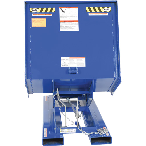 Tr&eacute;mie &agrave; parois ouvrantes, Acier, 1 vg³, Bleu NRZ Safety Inc.