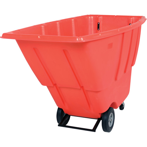 Chariot basculeur, Poly&eacute;thyl&egrave;ne, 0,5 vg³, Capacit&eacute; de charge de 450 lb NRZ Safety Inc.