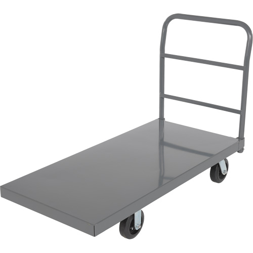 Chariot &agrave; plateforme, 48" lo x 24" la x Capacit&eacute; 2000 lb, Roues en Caoutchouc NRZ Safety Inc.