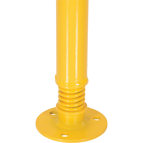 Borne de protection &agrave; ressort, Acier, 42" h x 2-1/8" la, Jaune NRZ Safety Inc.