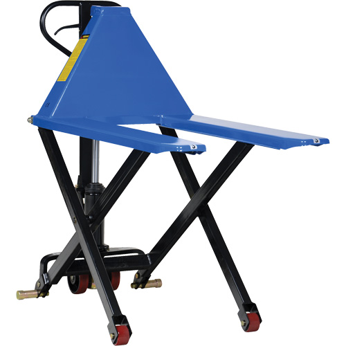 L&egrave;ve-palette hydraulique et manuel &agrave; ciseaux, 47" lo x 27" la, Acier, Capacit&eacute; de 2200 lb NRZ Safety Inc.