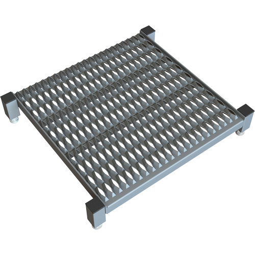 Plateforme de travail en une &eacute;tape &agrave; hauteur r&eacute;glable, 24" la x 24" pr, Capacit&eacute; de 800 lb, Enti&egrave;rement soud&eacute; NRZ Safety Inc.