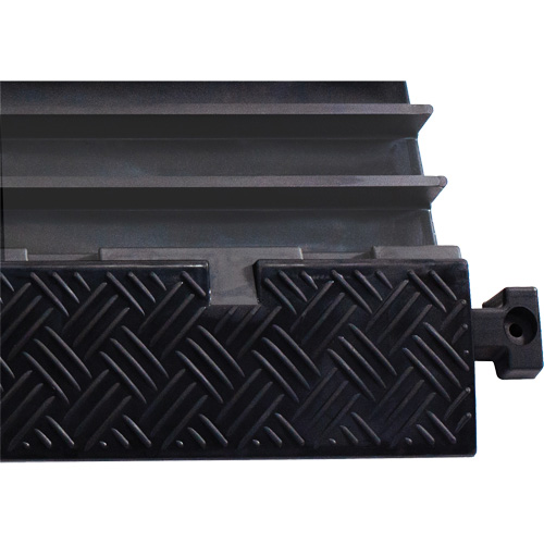 Powerhouse Medium-Duty Straight Cable Protector, 5 Channels, 36" L x 19.63" W x 2.25" H NRZ Safety Inc.