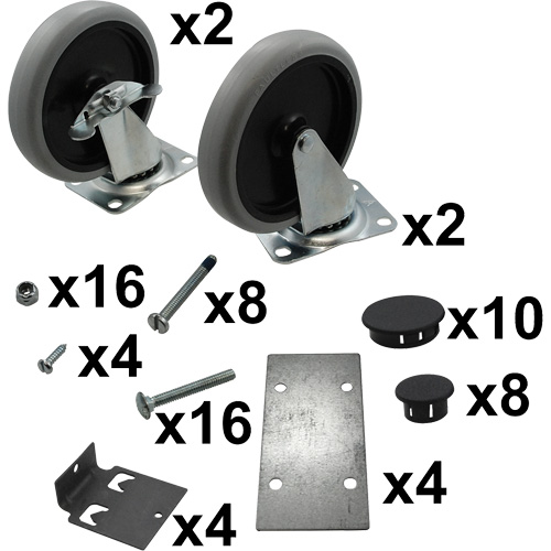 Max Rack Cart Caster Kit NRZ Safety Inc.