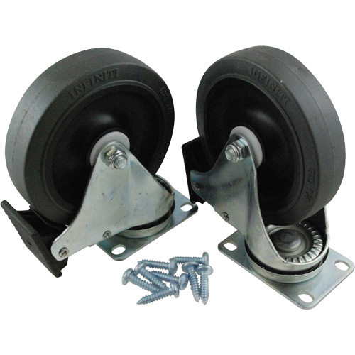 Mega Brute&reg; Mobile Waste Collector Caster Kit NRZ Safety Inc.
