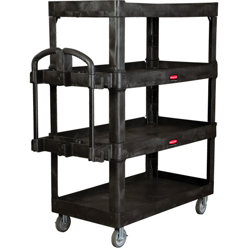 Heavy-Duty Ergo Utility Cart, 4 Tiers, 24-1/4" x 62-2/5" x 54-1/10", 700 lbs. Capacity NRZ Safety Inc.
