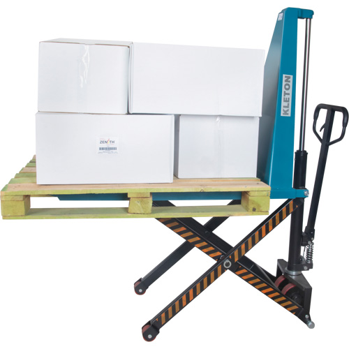 Manual Scissor Skid Lift, 45-1/4" L x 27" W, Steel, 3300 lbs. Capacity NRZ Safety Inc.