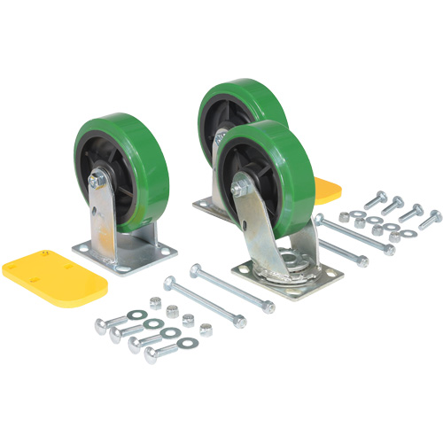 Ensemble de roulettes de tr&eacute;mie &agrave; basculement automatique s&eacute;rie H NRZ Safety Inc.
