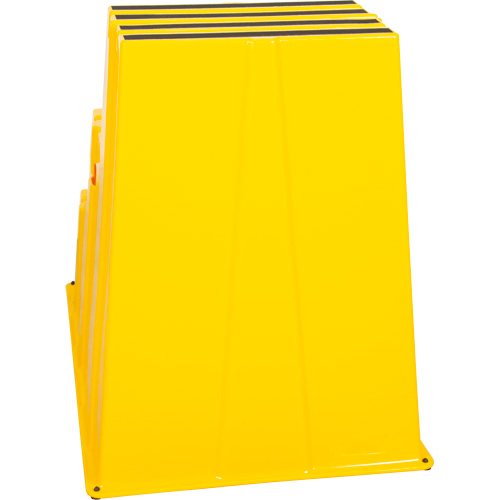 Escabeau industriel, 3 marches, 34-13/16" x 22-7/16" x Hauteur 28-1/2" NRZ Safety Inc.