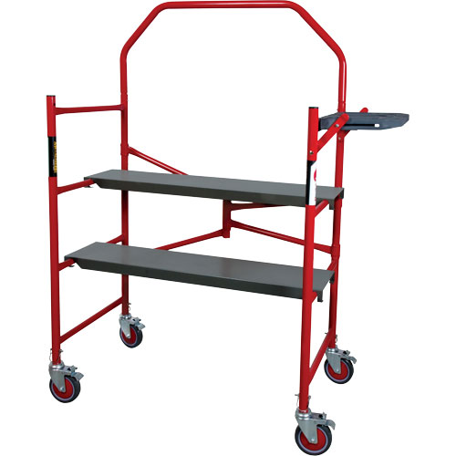 Buildman Portable Scaffold, 40-5/8" D x 4' H NRZ Safety Inc.