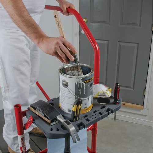 Buildman Portable Scaffold, 40-5/8" D x 4' H NRZ Safety Inc.