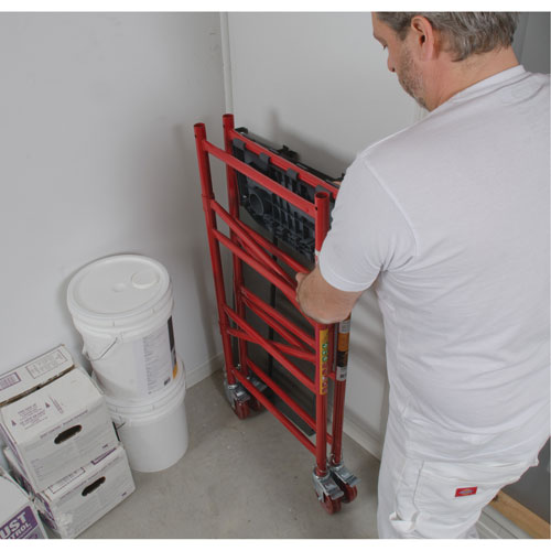 Buildman Portable Scaffold, 40-5/8" D x 4' H NRZ Safety Inc.