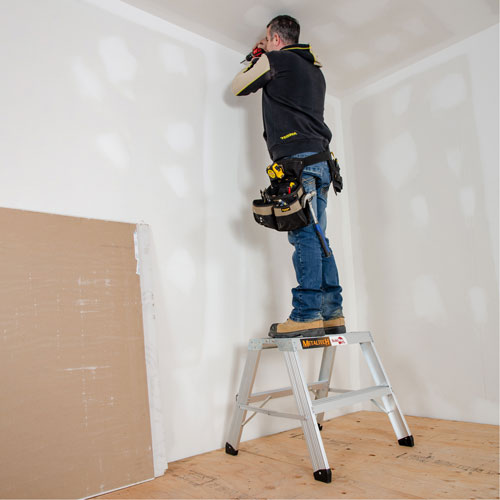 Portable Work-Stand Saw Horse, Aluminum Frame, 12-1/4" D x 24" H NRZ Safety Inc.