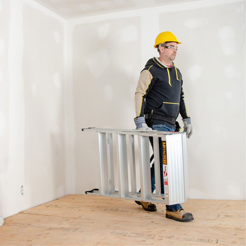 Portable Work-Stand Saw Horse, Aluminum Frame, 12-1/4" D x 48" H NRZ Safety Inc.