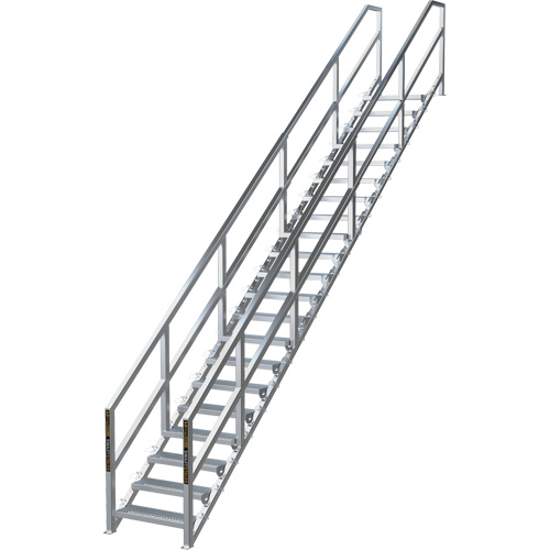 Syst&egrave;me d'escalier modulaire pour la construction de 17-21 marches SmartStairs, 157-1/2" ha NRZ Safety Inc.