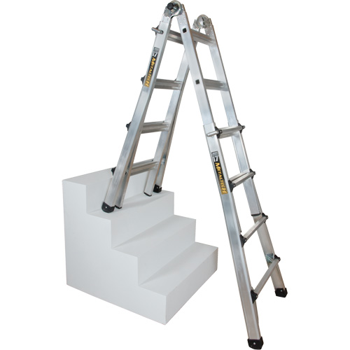 &eacute;chelle t&eacute;lescopique multifonction, Aluminium, 300 lb, CSA calibre 1A NRZ Safety Inc.