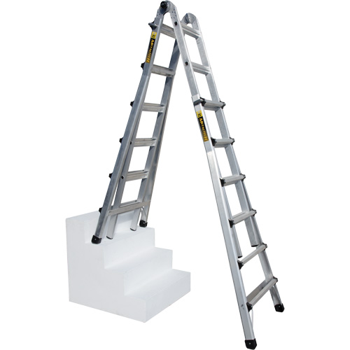 &eacute;chelle t&eacute;lescopique multifonction, Aluminium, 300 lb NRZ Safety Inc.