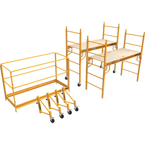 Trousse compl&egrave;te de tour d'&eacute;chafaudage pour cloison s&egrave;che de 12', 58-1/2" p x 183" h NRZ Safety Inc.