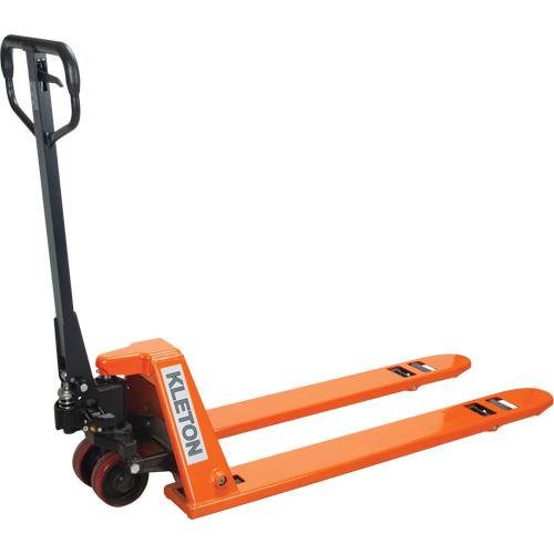 Low Profile Hydraulic Pallet Trucks, 48" L x 20.5" W, 3300 lbs. Cap. NRZ Safety Inc.