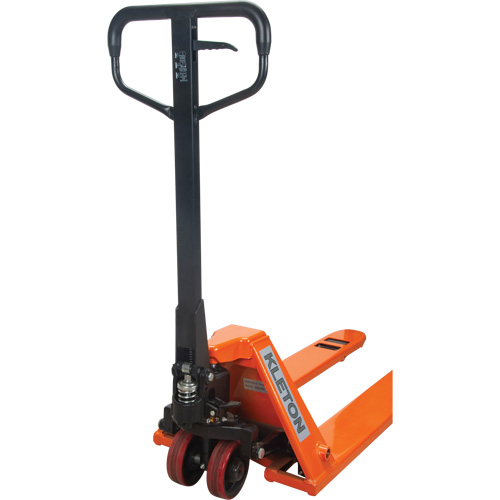 Low Profile Hydraulic Pallet Trucks, 48" L x 20.5" W, 3300 lbs. Cap. NRZ Safety Inc.