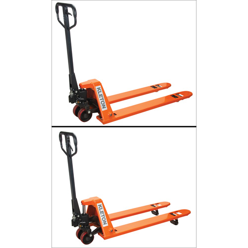 Low Profile Hydraulic Pallet Trucks, 48" L x 20.5" W, 3300 lbs. Cap. NRZ Safety Inc.