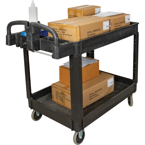 Chariot utilitaire, 2 tiers, 25-5/8" x 33-1/2" x 43-3/4", Capacit&eacute; 550 lb NRZ Safety Inc.