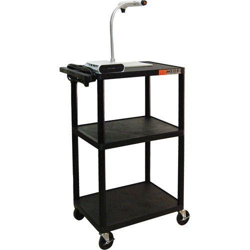 Electric Utility Cart, 3 Tiers, 24" x 42" x 18", 300 lbs. Capacity NRZ Safety Inc.