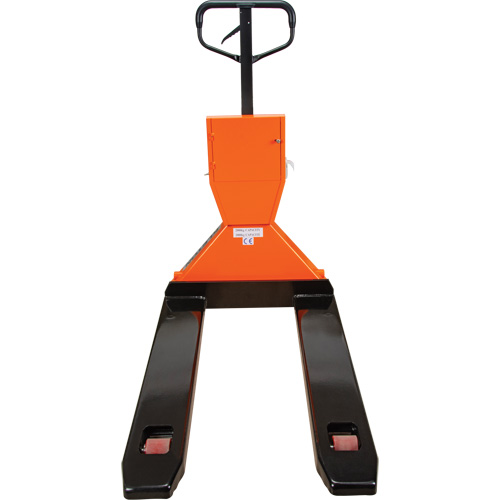 Digital Scale Pallet Truck, 44.5" L x 27.75" W, 4400 lbs. Cap. NRZ Safety Inc.
