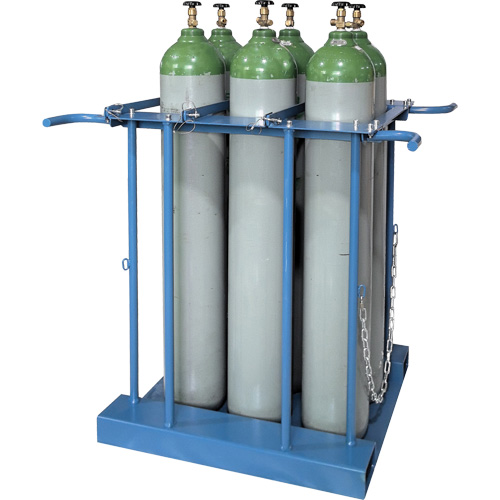Support de rangement pour 6 cylindres pour chariot &eacute;l&eacute;vateur NRZ Safety Inc.