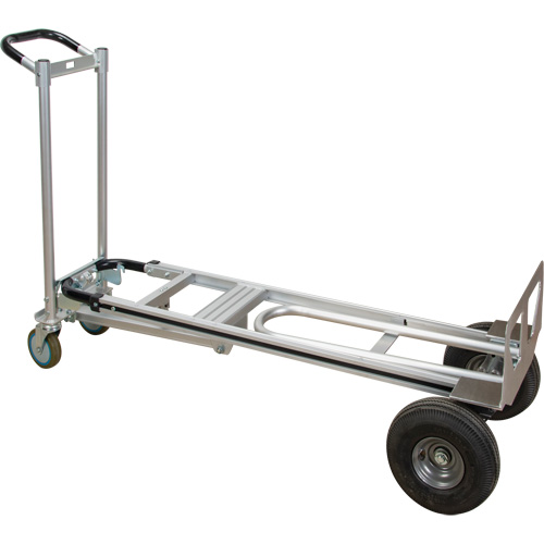 3-in-1 Convertible Hand Truck, Aluminum, 600 lbs. Capacity NRZ Safety Inc.