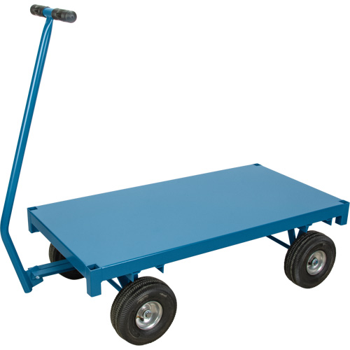 Chariot de ramassage &agrave; plateforme pour l'ext&eacute;rieur, 24" la x 48" la x Capacit&eacute; 1000 lb NRZ Safety Inc.