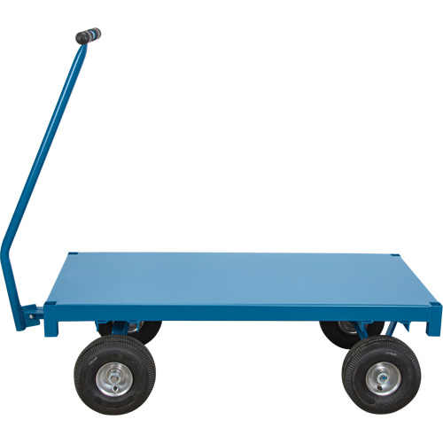 Chariot de ramassage &agrave; plateforme pour l'ext&eacute;rieur, 24" la x 48" la x Capacit&eacute; 1000 lb NRZ Safety Inc.