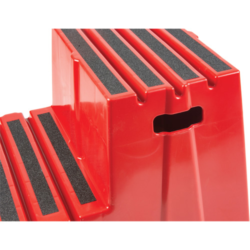 Industrial Step Stool, 2 Steps, 26" x 22-7/16" x 19-11/16" High NRZ Safety Inc.