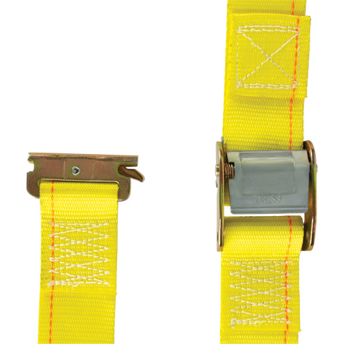 Heavy-Duty Utility Strap, Cam Buckle, 2" W x 12' L, 835 lbs. (379 kg) WLL NRZ Safety Inc.