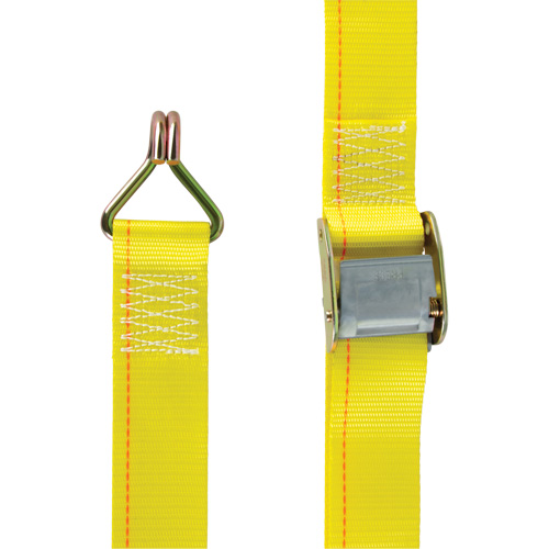 Tendeur d'arrimage &agrave; cliquet, Boucle &agrave; came, 2" la x 12' lo, Charge d'utilisation 500 lb (227 kg) NRZ Safety Inc.